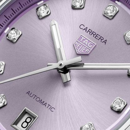 TAG Heuer Carrera Date 36mm Ladies Watch Diamond Dot WBN2319.BA0001 – Image 3