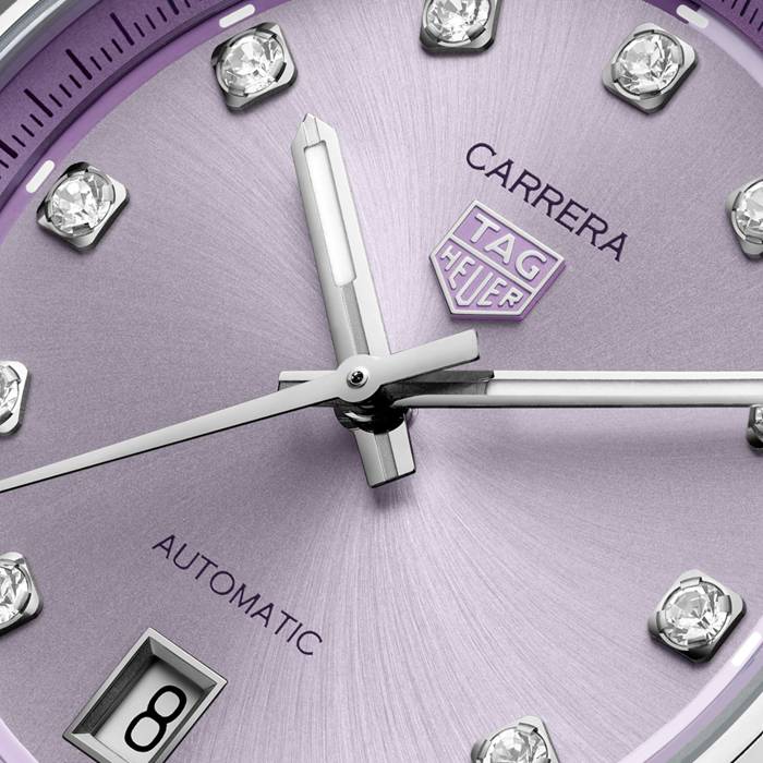 TAG Heuer Carrera Date 36mm Ladies Watch Diamond Dot WBN2319.BA0001 – Image 3