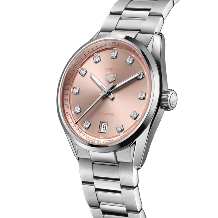 TAG Heuer Carrera Date 36mm Ladies Watch Diamond Dot WBN231D.BA0001 – Image 2