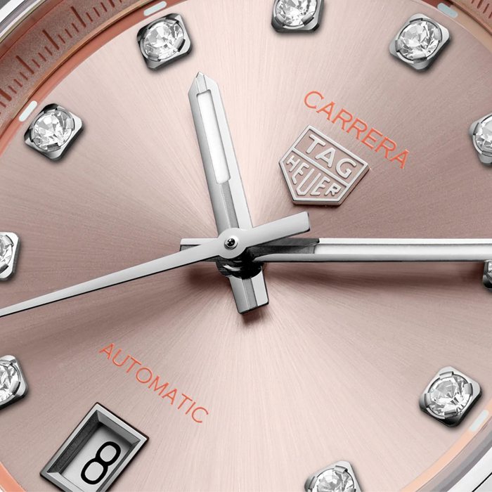 TAG Heuer Carrera Date 36mm Ladies Watch Diamond Dot WBN231D.BA0001 – Image 3