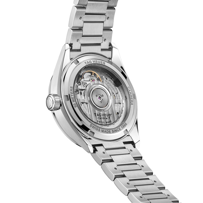 TAG Heuer Carrera Date 36mm Ladies Watch Green Diamond Dot WBN2317.BA0001 – Image 5