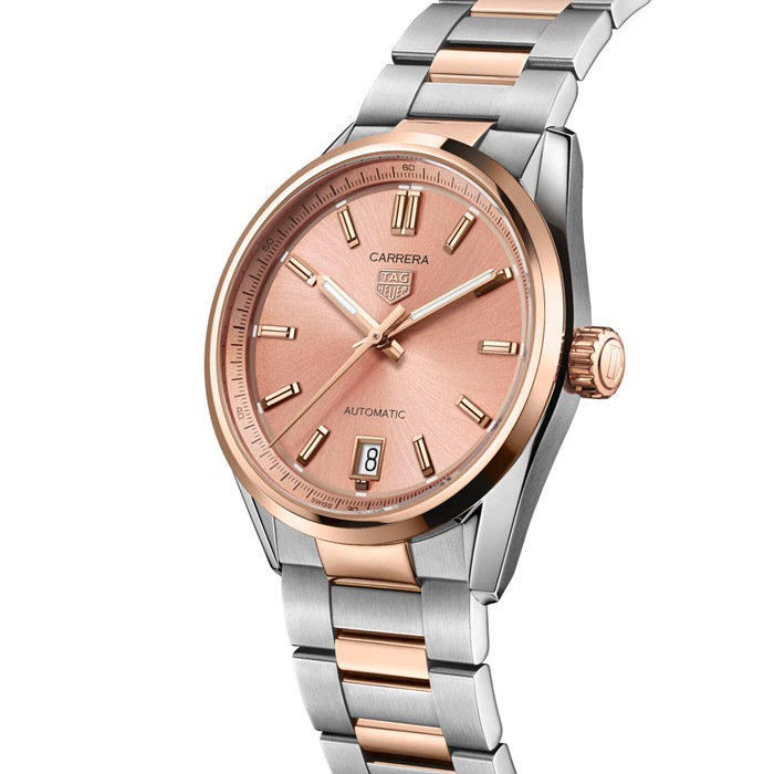 TAG Heuer Carrera Date 36mm Ladies Watch Rose Gold WBN2350.BD0000 – Image 2
