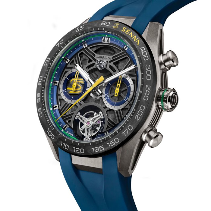 TAG Heuer Carrera Extreme Sport Chronograph Tourbillon X Senna 44mm Montre Homme CBU5081.FT6274 – Image 2