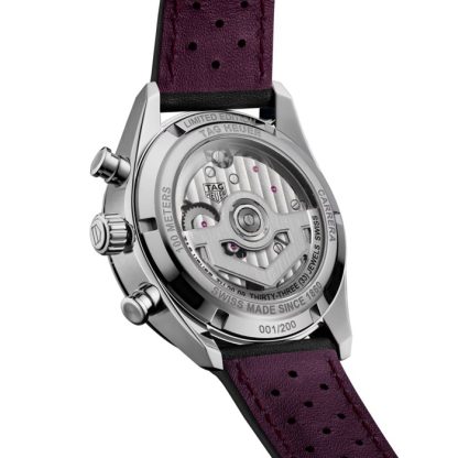 TAG Heuer Carrera Glassbox Tourbillon Limited Edition 42mm Montre Homme Purple CBS5017.FC6605 – Image 3