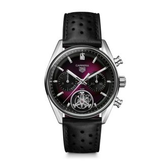 TAG Heuer Carrera Glassbox Tourbillon Limited Edition 42mm Montre Homme Purple CBS5017.FC6605