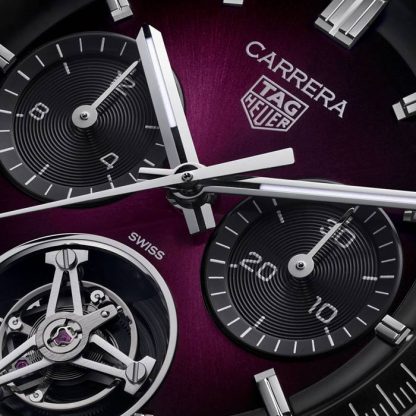 TAG Heuer Carrera Glassbox Tourbillon Limited Edition 42mm Montre Homme Purple CBS5017.FC6605 – Image 5
