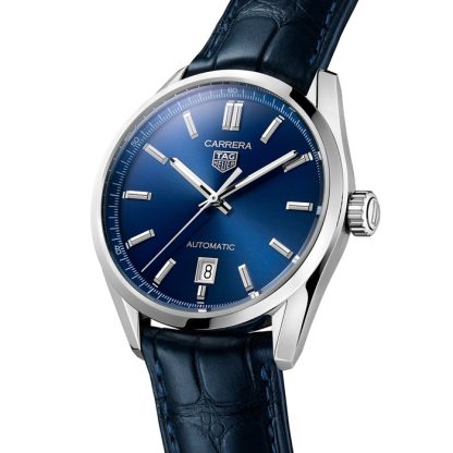 TAG Heuer Carrera Three Hand Automatic Mens 39mm Watch WBN2112.FC6504 – Image 2