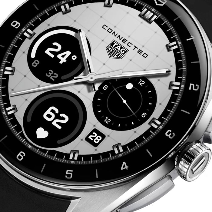 TAG Heuer Connected Calibre E5 40mm Montre Unisexe Noir Bracelet Caoutchouc SBT8010.BT0002 – Image 2