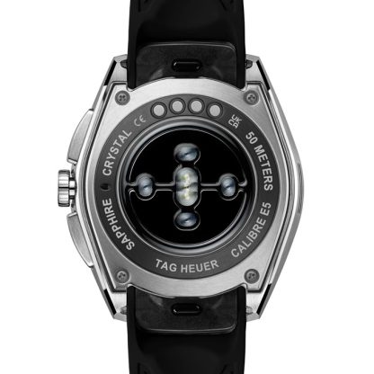 TAG Heuer Connected Calibre E5 40mm Montre Unisexe Noir Bracelet Caoutchouc SBT8010.BT0002 – Image 4