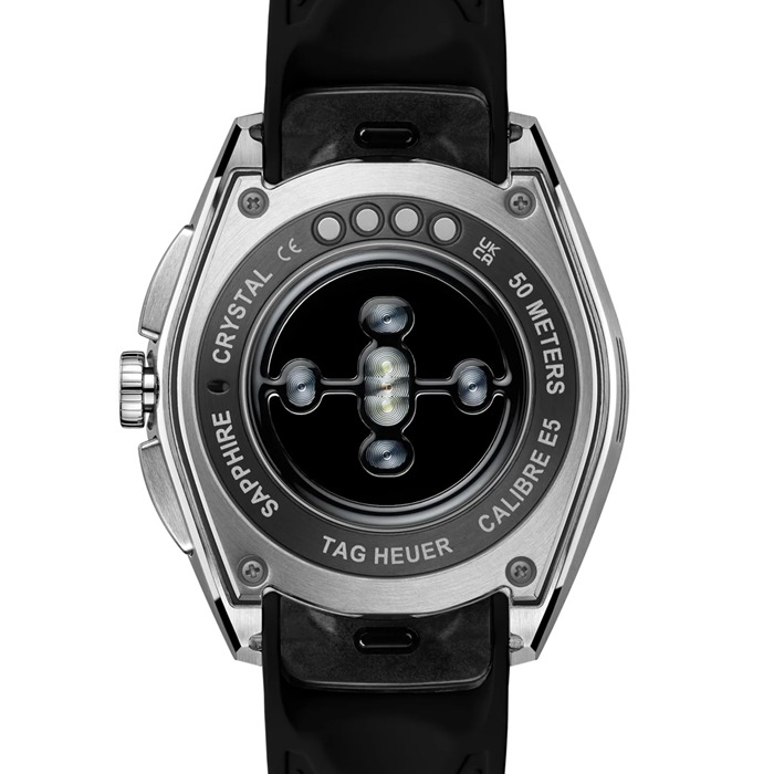 TAG Heuer Connected Calibre E5 40mm Montre Unisexe Noir Bracelet Caoutchouc SBT8010.BT0002 – Image 4