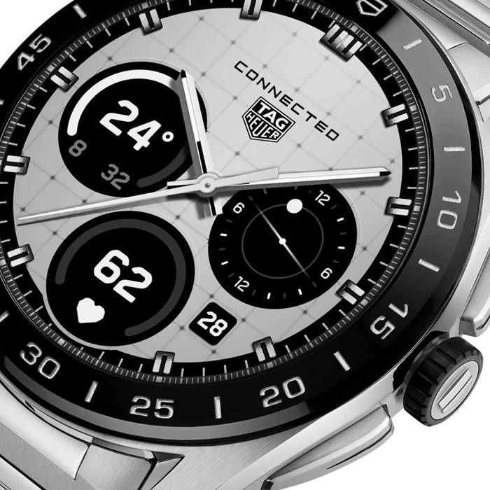 TAG Heuer Connected Calibre E5 45mm Montre Homme Bracelet Acier SBT8A10.BA0003 – Image 2
