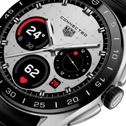 TAG Heuer Connected Calibre E5 45mm Montre Homme Noir Bracelet Caoutchouc SBT8A10.BT6292 – Image 2