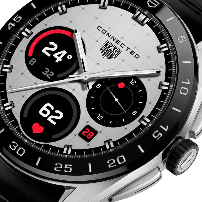 TAG Heuer Connected Calibre E5 45mm Montre Homme Noir Bracelet Caoutchouc SBT8A10.BT6292 – Image 2