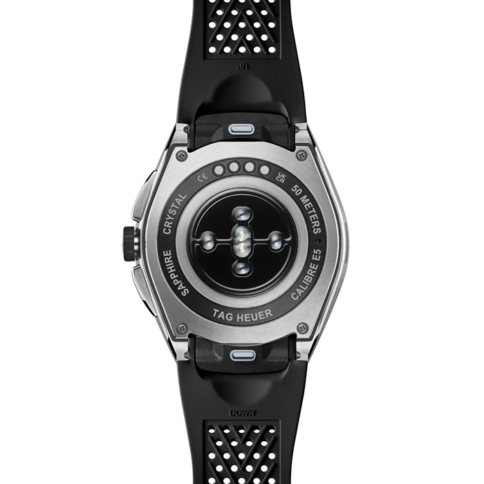 TAG Heuer Connected Calibre E5 45mm Montre Homme Noir Bracelet Caoutchouc SBT8A10.BT6292 – Image 3