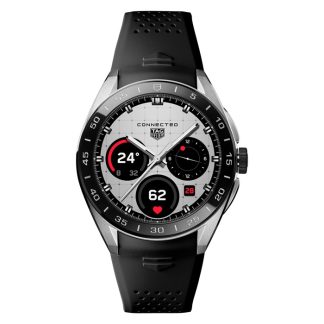 TAG Heuer Connected Calibre E5 45mm Montre Homme Noir Bracelet Caoutchouc SBT8A10.BT6292