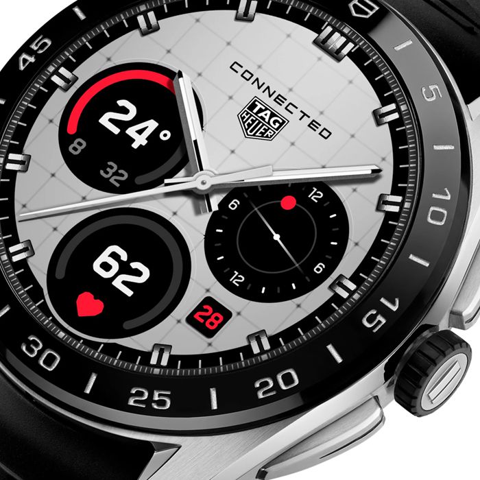 TAG Heuer Connected Calibre E5 45mm Montre Homme Noir Bracelet Caoutchouc SBT8A10.BT6292 – Image 5