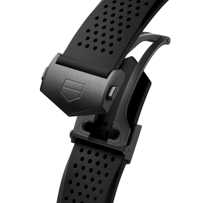 TAG Heuer Connected Calibre E5 45mm Montre Homme Titane Noir Bracelet Caoutchouc SBT8A80.BT6293 – Image 5
