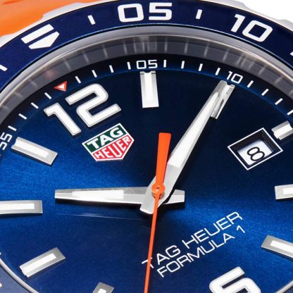 TAG Heuer Formula 1 43mm Montre Homme Orange Rubber Strap WAZ1010.FT8028 – Image 3