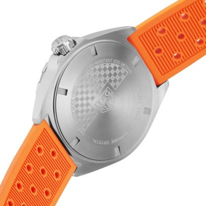 TAG Heuer Formula 1 43mm Montre Homme Orange Rubber Strap WAZ1010.FT8028 – Image 4