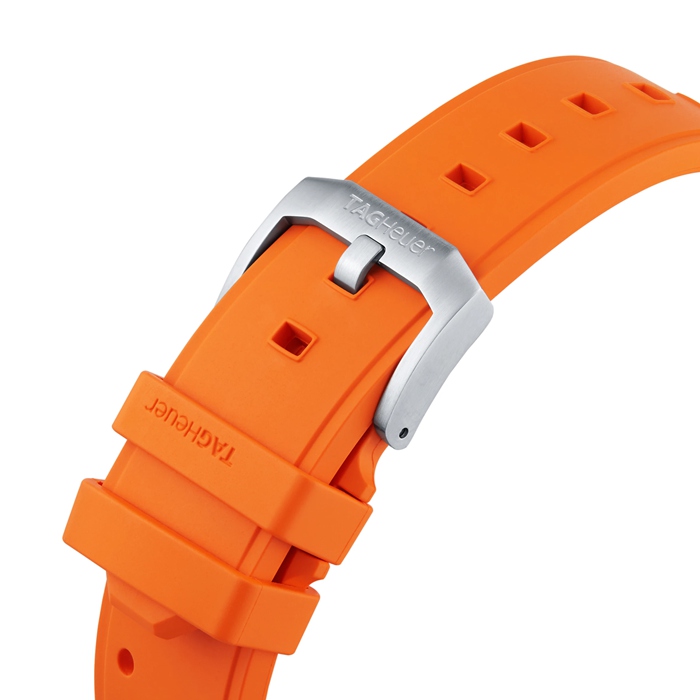 TAG Heuer Formula 1 43mm Montre Homme Orange Rubber Strap WAZ1010.FT8028 – Image 5