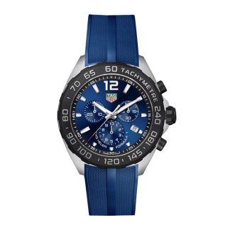 TAG Heuer Formula 1 Quartz Chronograph 200M 43mm Montre Homme Caoutchouc Bleu CAZ101AV.FT8077