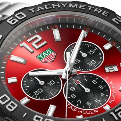TAG Heuer Formula 1 Quartz Chronograph 200M 43mm Montre Homme Rouge CAZ101AN.BA0842 – Image 3
