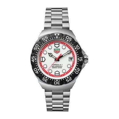 TAG Heuer Formula 1 Solargraph 38mm Montre Homme Blanc WBY1111.BA0042
