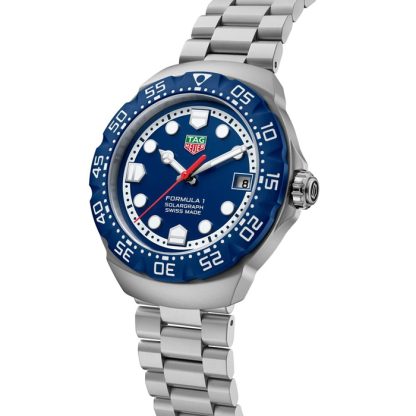 TAG Heuer Formula 1 Solargraph 38mm Montre Homme Bleu WBY1112.BA0042 – Image 2