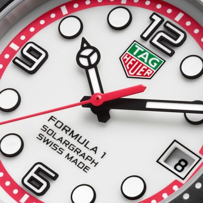 TAG Heuer Formula 1 Solargraph Limited Edition 38mm Montre Homme Blanc WBY111A.FT8106 – Image 3