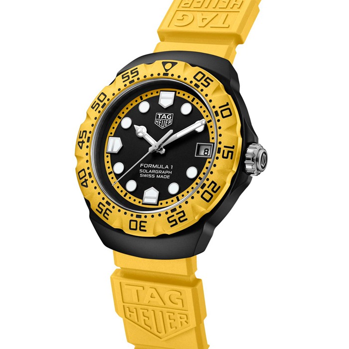 TAG Heuer Formula 1 Solargraph Limited Edition 38mm Montre Homme Jaune WBY1117.FT8087 – Image 2