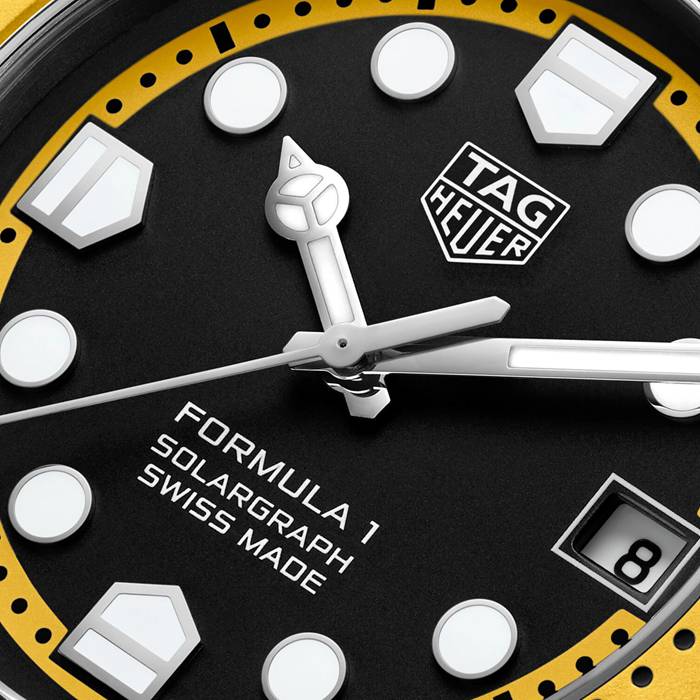 TAG Heuer Formula 1 Solargraph Limited Edition 38mm Montre Homme Jaune WBY1117.FT8087 – Image 3