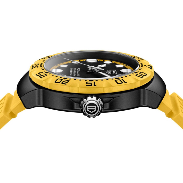 TAG Heuer Formula 1 Solargraph Limited Edition 38mm Montre Homme Jaune WBY1117.FT8087 – Image 4