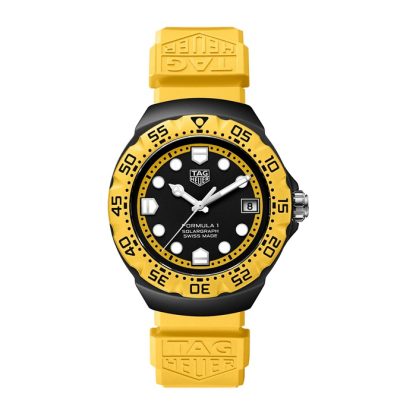 TAG Heuer Formula 1 Solargraph Limited Edition 38mm Montre Homme Jaune WBY1117.FT8087