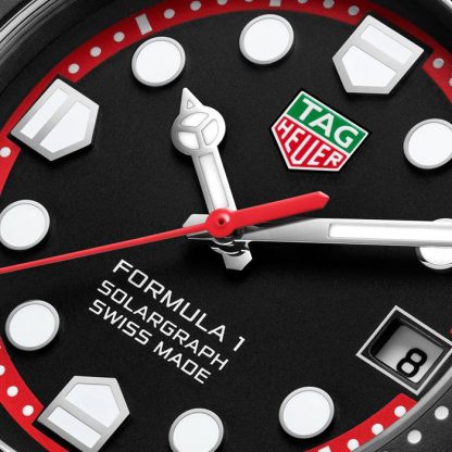 TAG Heuer Formula 1 Solargraph Limited Edition 38mm Montre Homme Noir WBY1114.FT8084 – Image 3