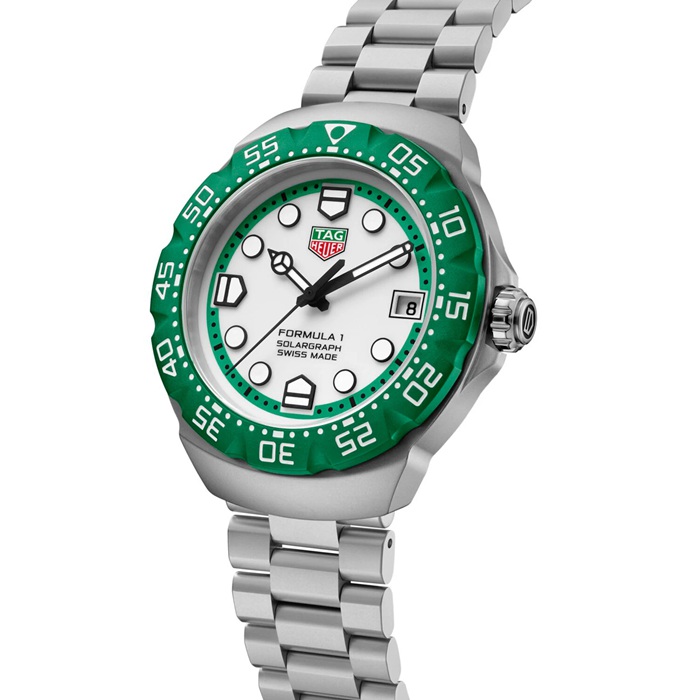 TAG Heuer Formula 1 Solargraph Limited Edition 38mm Montre Homme Vert WBY1113.BA0042 – Image 2