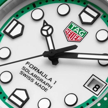 TAG Heuer Formula 1 Solargraph Limited Edition 38mm Montre Homme Vert WBY1113.BA0042 – Image 3