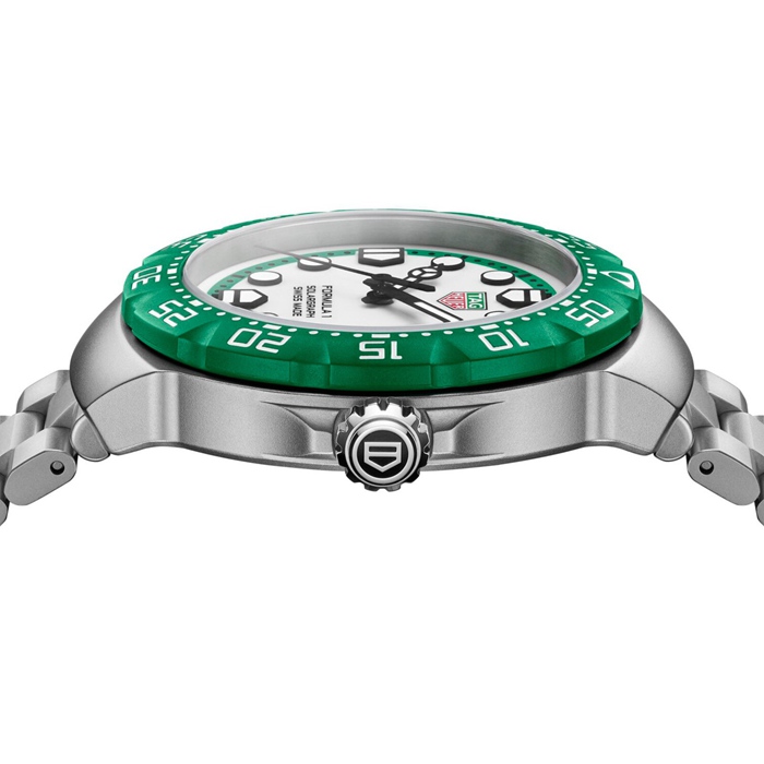 TAG Heuer Formula 1 Solargraph Limited Edition 38mm Montre Homme Vert WBY1113.BA0042 – Image 4