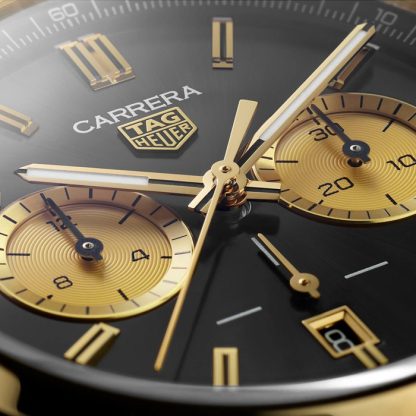 TAG Heuer Gold Carrera Chronograph 42mm CBN2044.FC8313 – Image 4