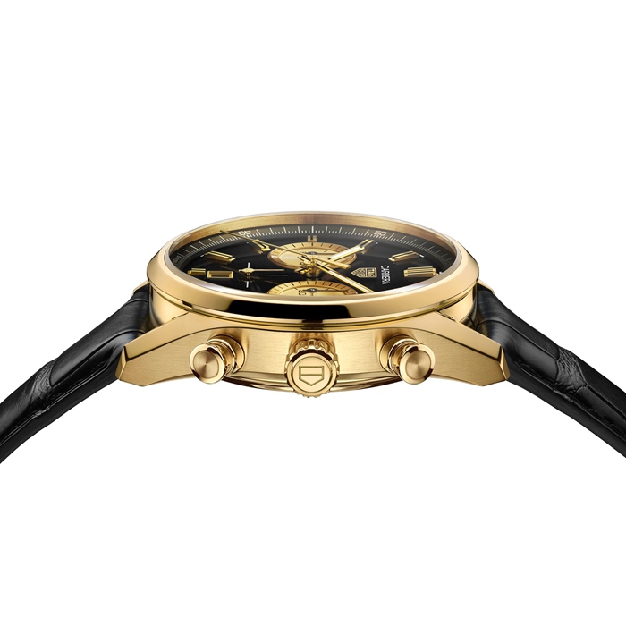 TAG Heuer Gold Carrera Chronograph 42mm CBN2044.FC8313 – Image 5