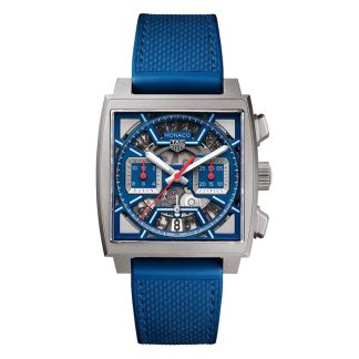 TAG Heuer Monaco Chronograph 39mm Montre Homme Titanium Blue CBL2182.FT6235