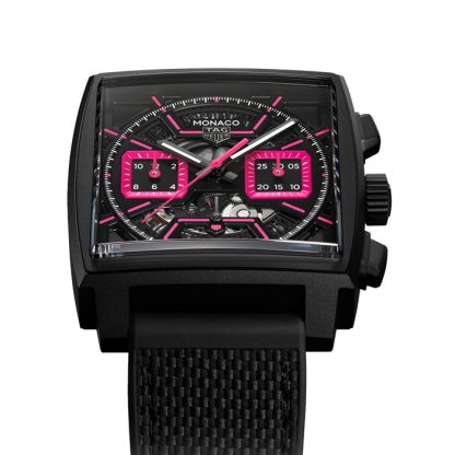 TAG Heuer Monaco Chronograph Pink 39mm Mens Watch CBL218B.FT6236 – Image 4