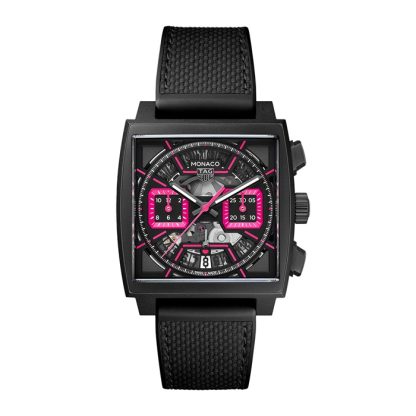 TAG Heuer Monaco Chronograph Pink 39mm Mens Watch CBL218B.FT6236
