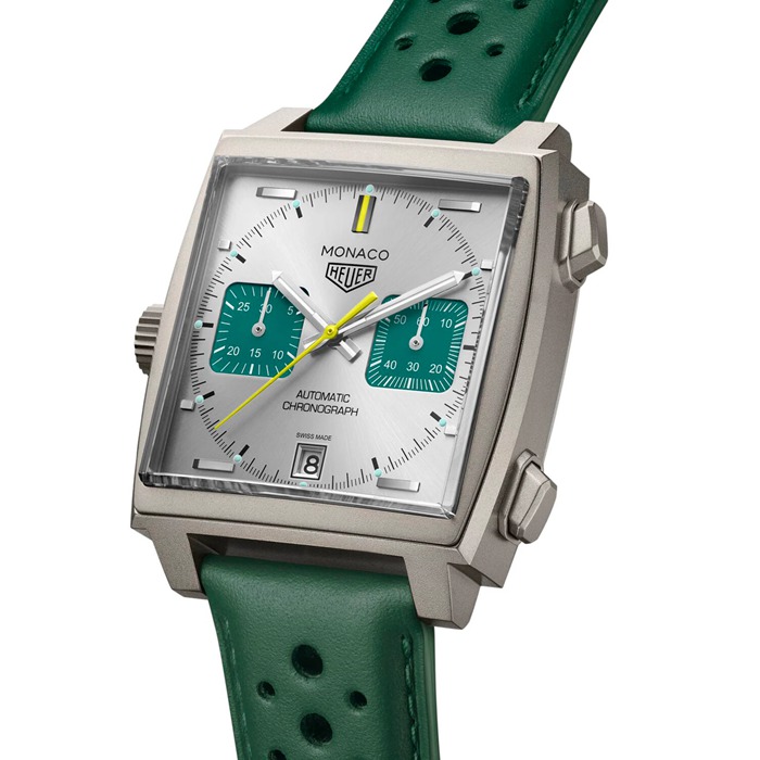 TAG Heuer Monaco Chronograph Racing Green 39mm Montre Homme CAW218E.FC6565 – Image 2