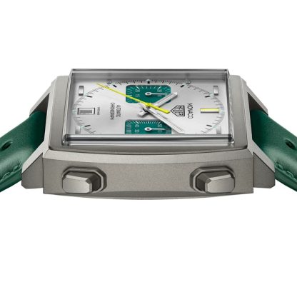 TAG Heuer Monaco Chronograph Racing Green 39mm Montre Homme CAW218E.FC6565 – Image 4