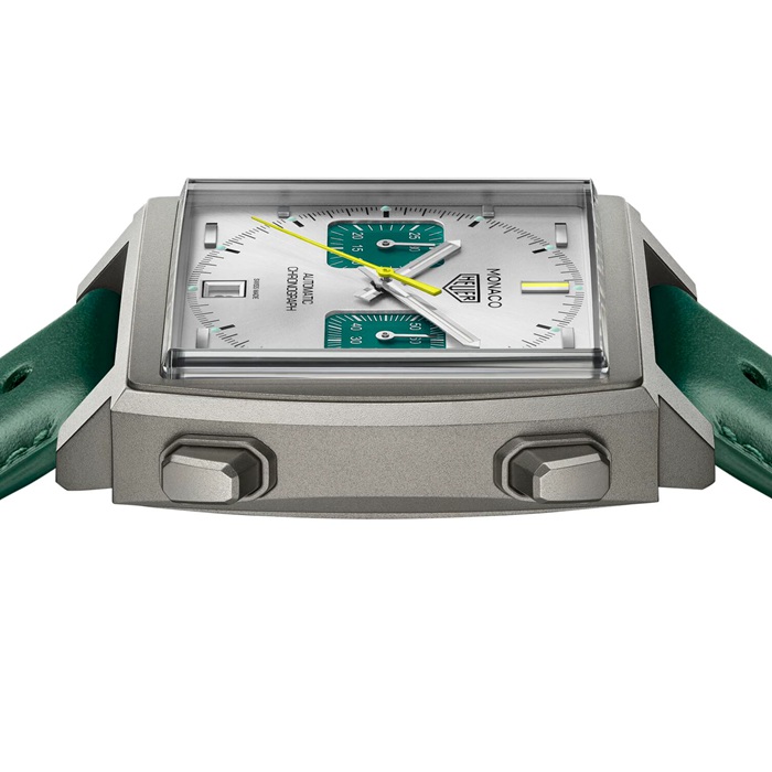 TAG Heuer Monaco Chronograph Racing Green 39mm Montre Homme CAW218E.FC6565 – Image 4
