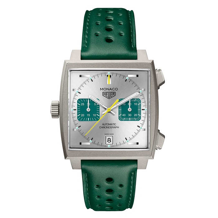 TAG Heuer Monaco Chronograph Racing Green 39mm Montre Homme CAW218E.FC6565
