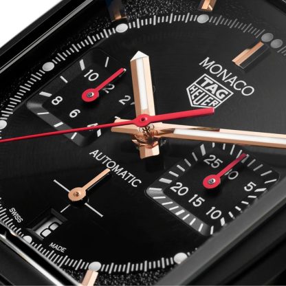 TAG Heuer Monaco Dark Lord 39mm Montre Homme CBL2180.FC6497 – Image 2