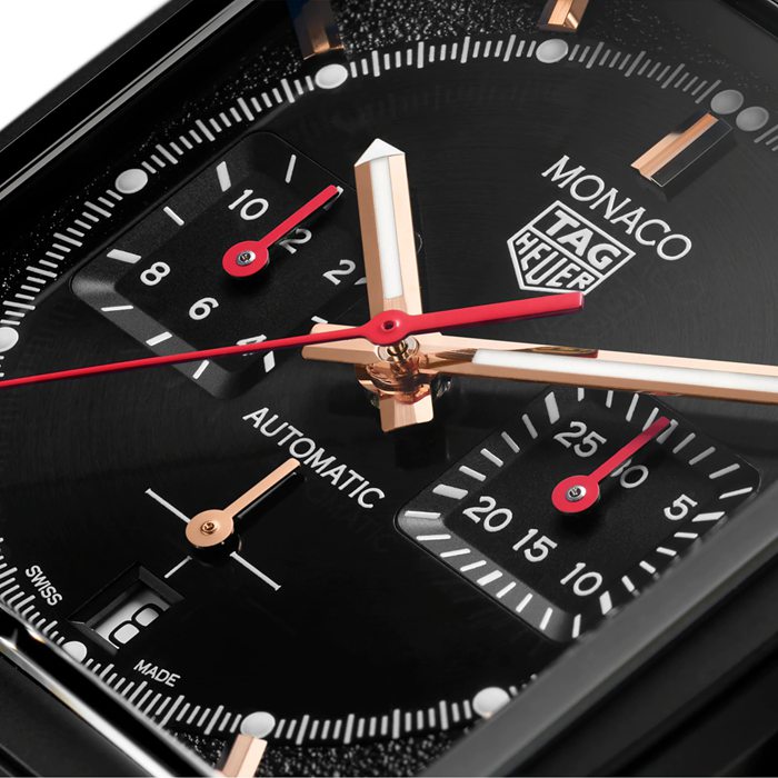 TAG Heuer Monaco Dark Lord 39mm Montre Homme CBL2180.FC6497 – Image 2