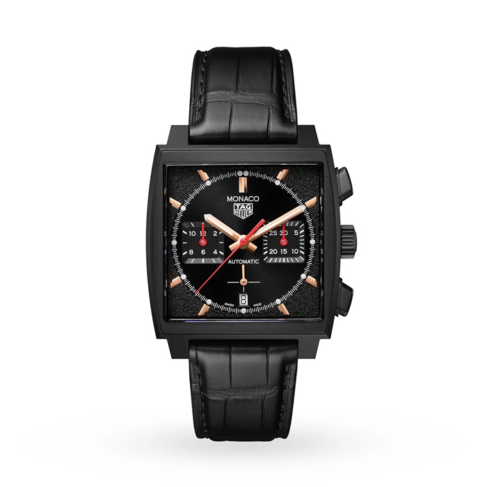 TAG Heuer Monaco Dark Lord 39mm Montre Homme CBL2180.FC6497