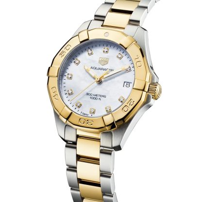 TAG Heuer Montre Femme Aquaracer 300 Quartz 32mm Diamond Dot WBD1322.BB0320 – Image 2